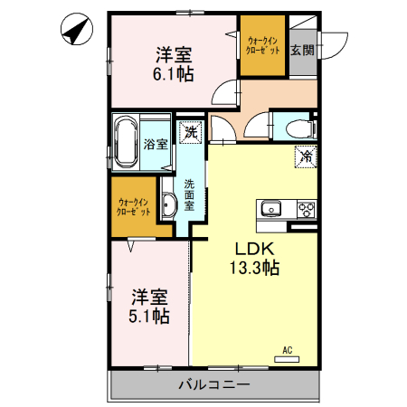 ウィステリアの間取り