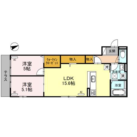 アリエーテの間取り