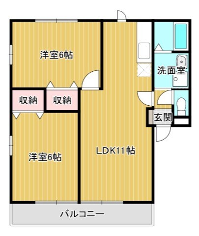サンハイムの間取り