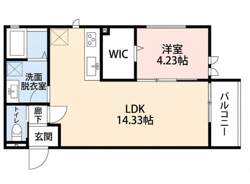 MAISON LUNA(メゾン ルナ)の間取り