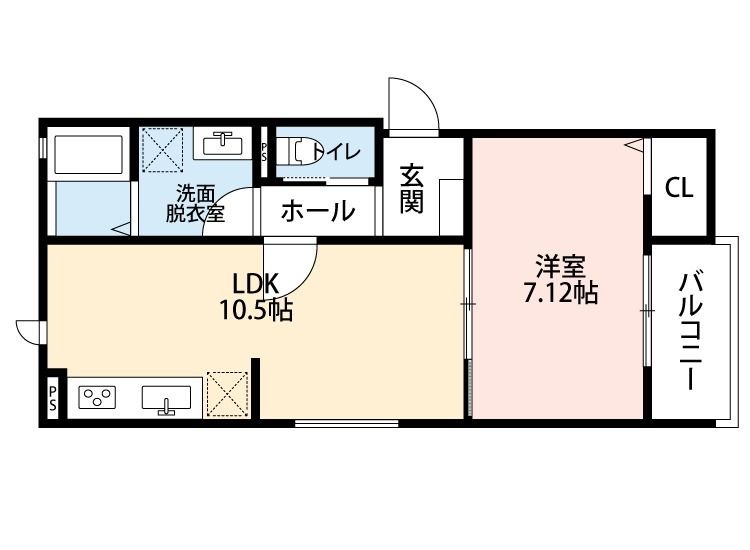 MAISON LUNA(メゾン ルナ)の間取り