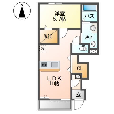 堺市美原区南余部新築アパートの間取り
