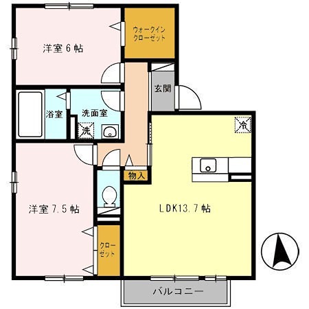 プルミエールの間取り