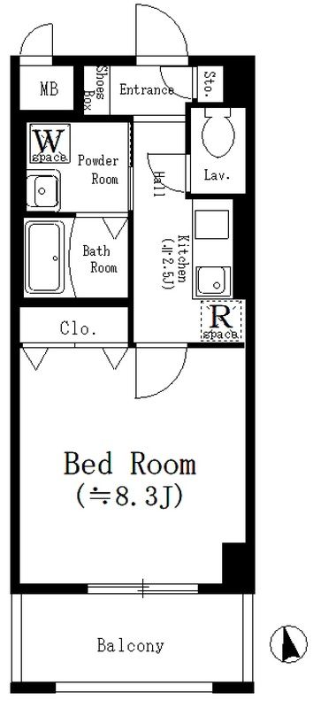 シエン枚方の間取り
