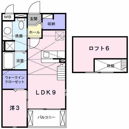 ソレイユの間取り