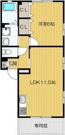 エルツイン Bの間取り