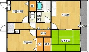 フリーディオ山之上の間取り