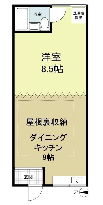 エステート走谷の間取り