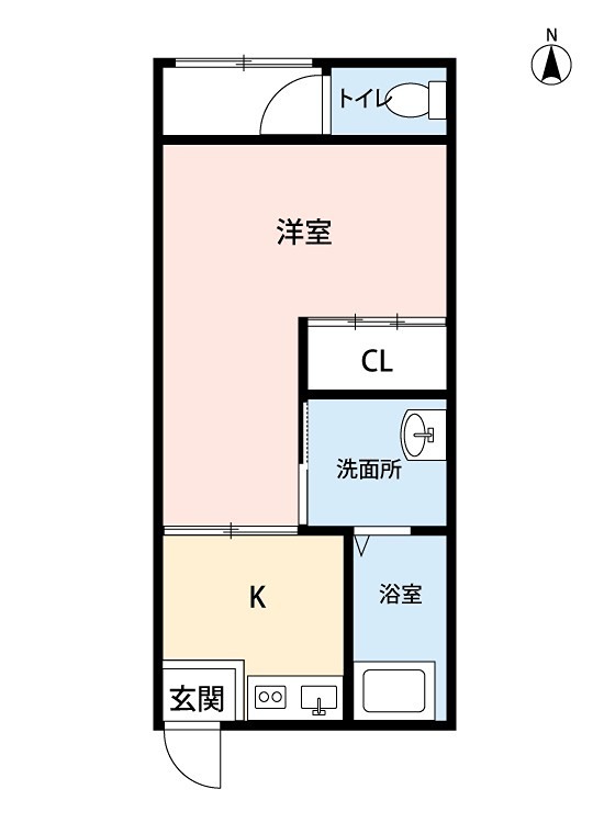 金森ハイツの間取り