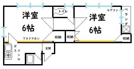 ODA伊加賀寿町BLDの間取り