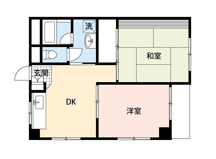 フラワーハイム97の間取り