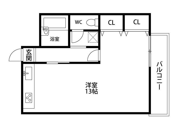 レオハイム田口の間取り
