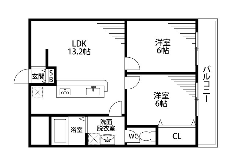 レジデンス松栄Iの間取り