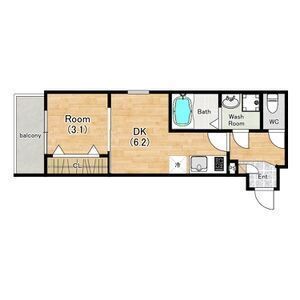 ジーメゾン御殿山の間取り