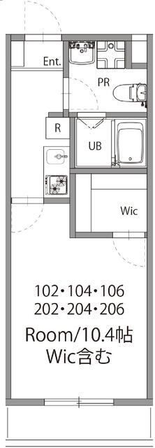 モダンアパートメント枚方岡山手の間取り