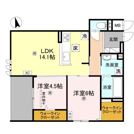 OKAYAMATE嘉平の間取り