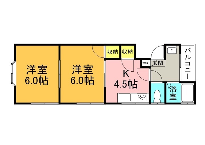 ガーデイン枚方駅前の間取り
