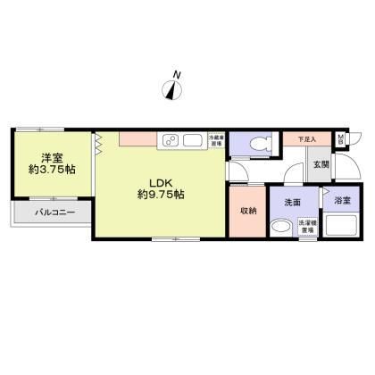 クレドールKの間取り