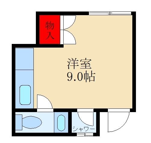 翠香園町4-9貸家の間取り
