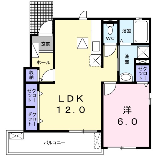 Casa牧野阪の間取り