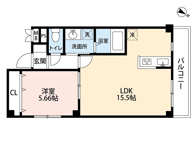 (新築)Endlessly 北中振の間取り