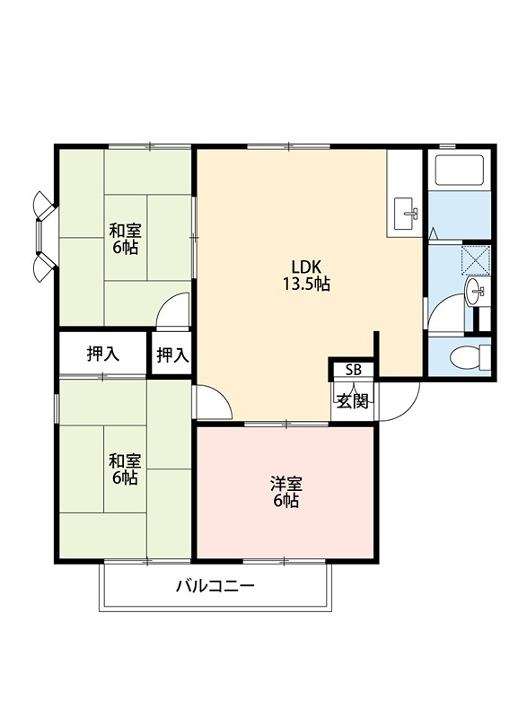 ワイドヒル山之上の間取り
