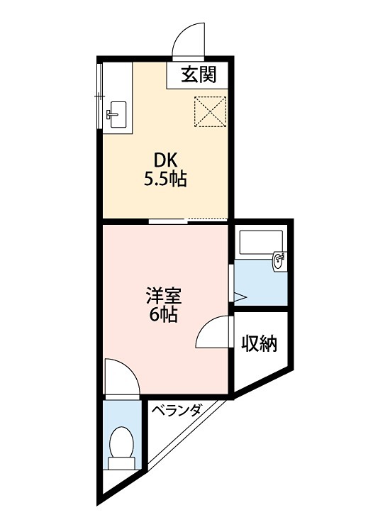 プチシャトー御殿山の間取り