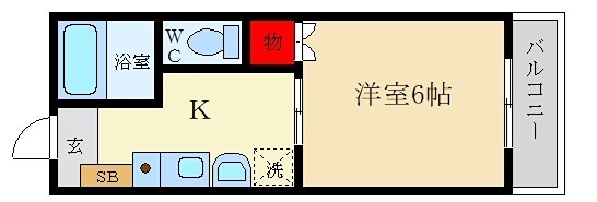 デイジーコート牧野の間取り