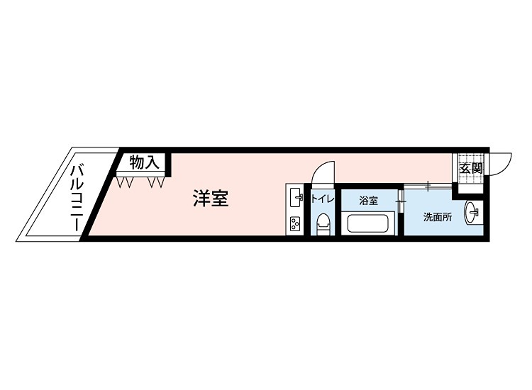 JOB-II号館の間取り