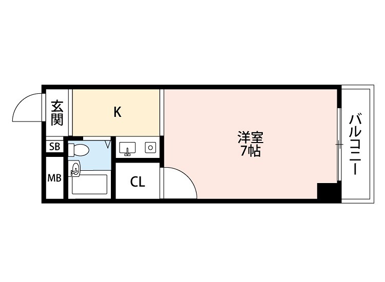 ダモールFUKUIの間取り