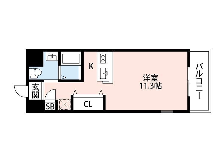シャンテー御殿山二番館の間取り