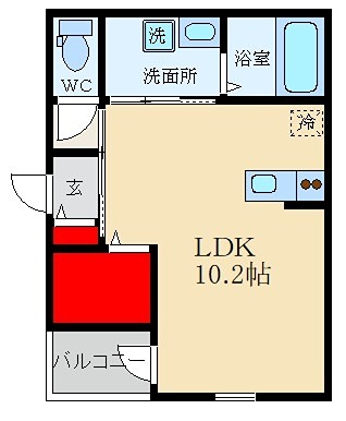 アールコート枚方東田宮の間取り