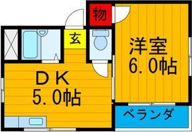 新之栄松田ハイツの間取り