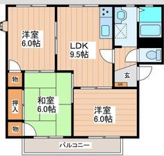 ハイツボナールの間取り