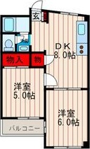 堂山ハイツの間取り