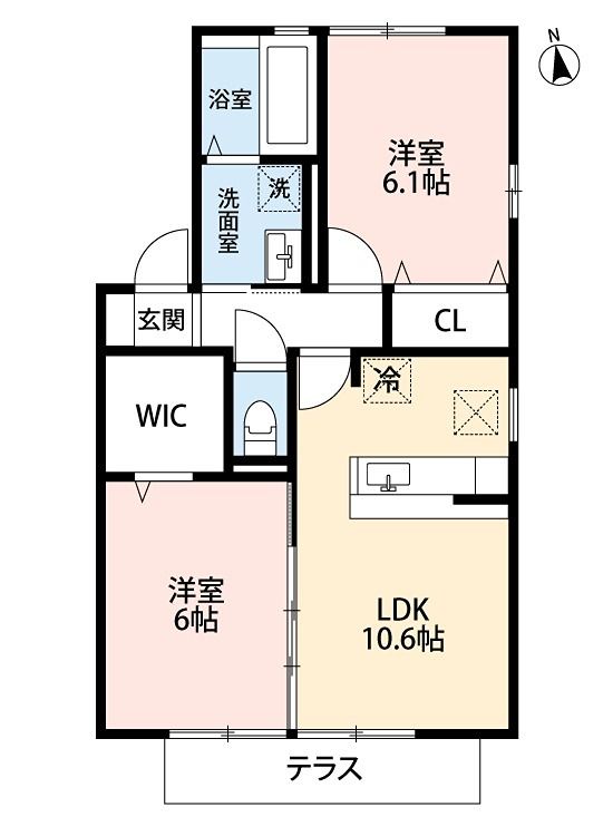 メゾン ド ル・レの間取り