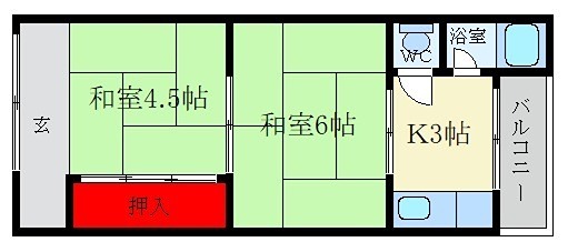 イオボヌール枚方の間取り