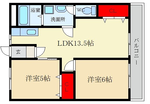 レジデンス松栄Iの間取り