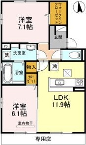 Maison つわぶきの間取り