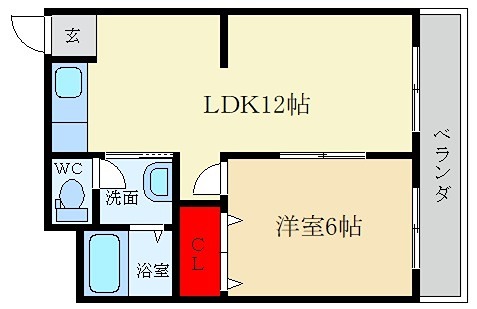岡田マンションの間取り