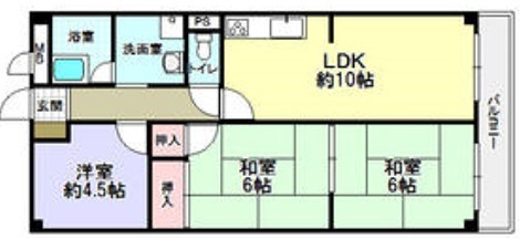 コーポ牧野の間取り