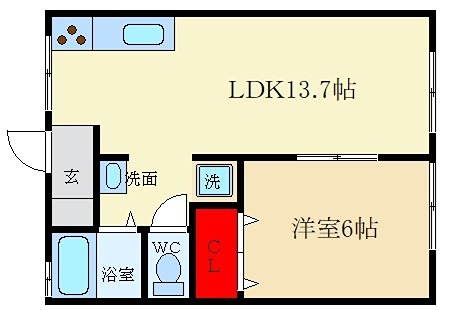 船橋良野マンションの間取り