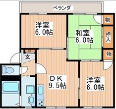 ハイツボナールの間取り