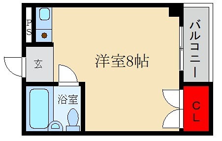 マンション渚の間取り
