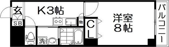 フリーディオ天の川の間取り