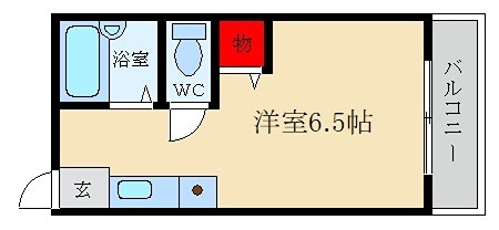 シャンテー中宮Iの間取り