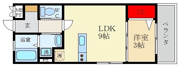 chou chou makinosakaの間取り