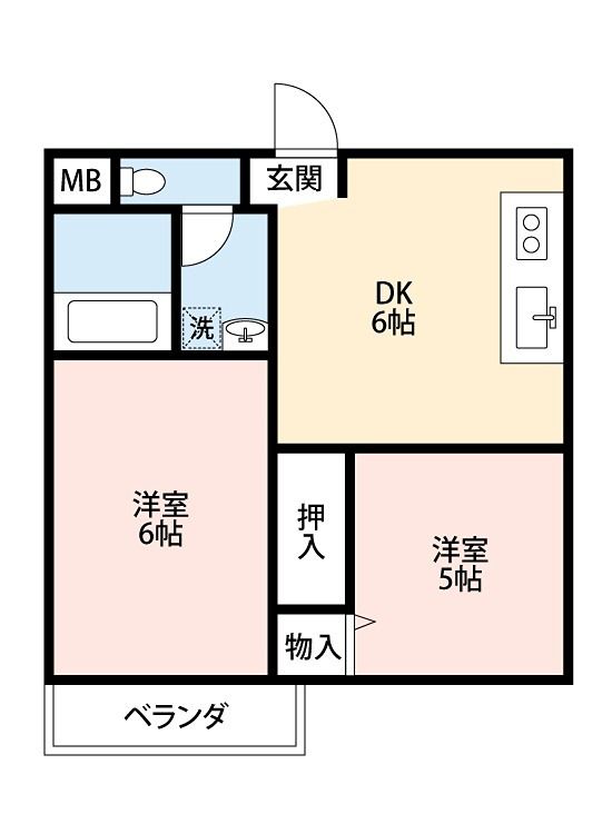 セレコート枚方IIの間取り
