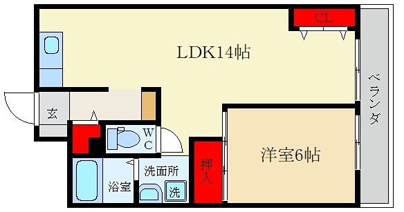 レジデンス松栄Iの間取り