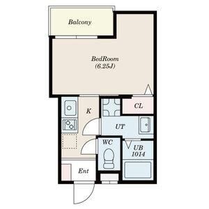 セイム宮之阪の間取り